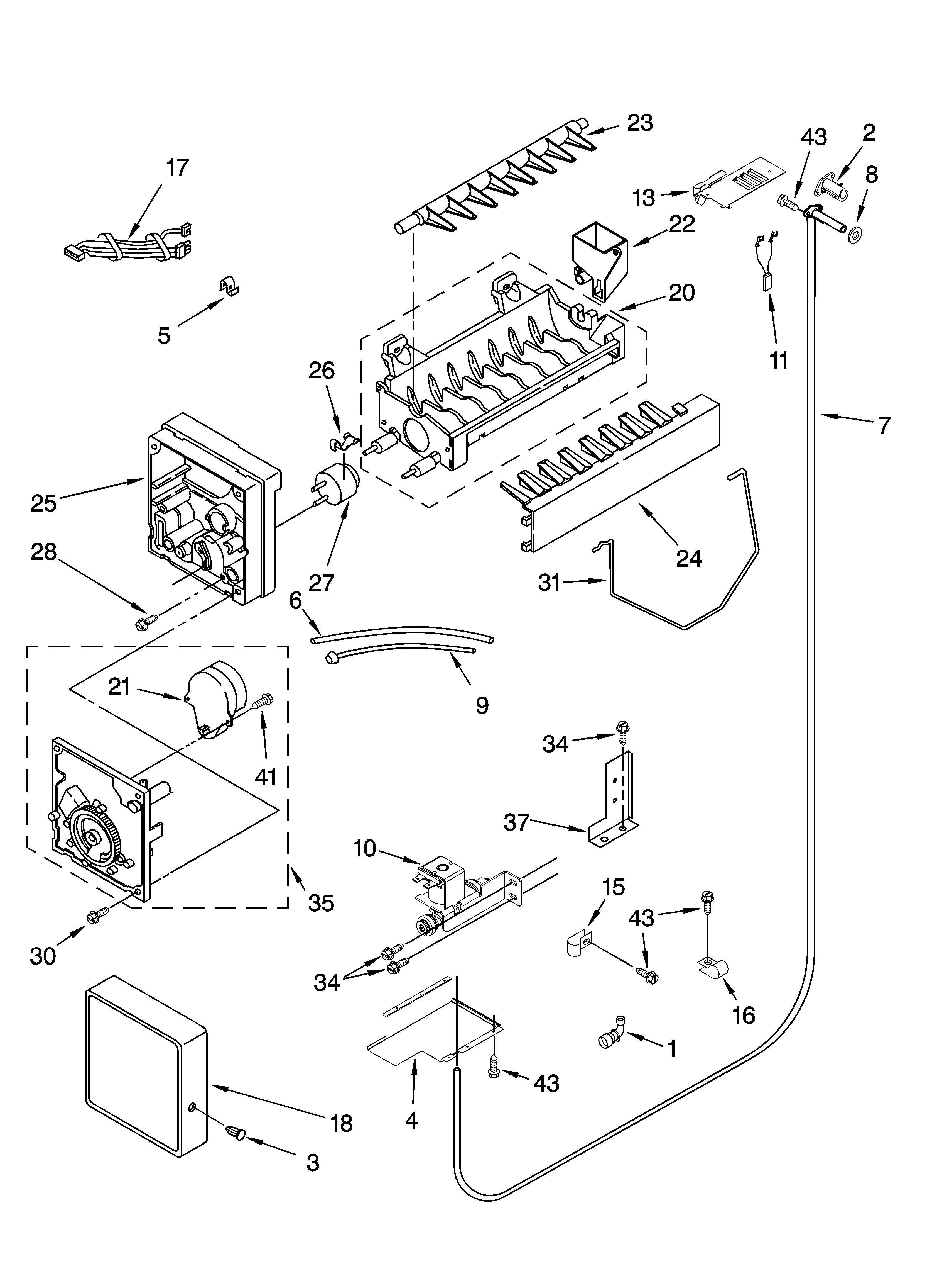 Icemaker parts