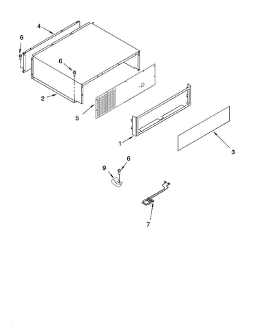 Top grille and unit cover parts