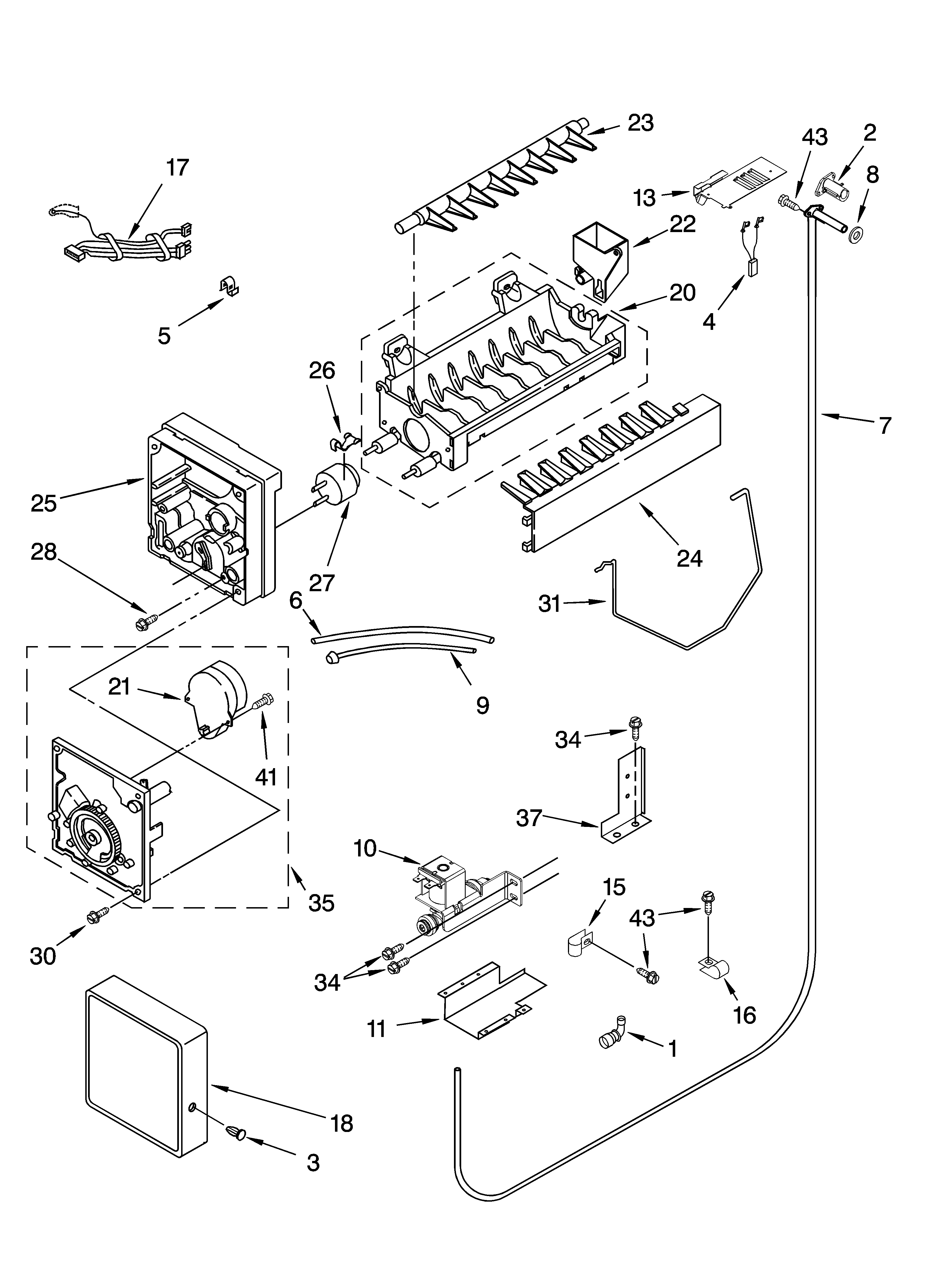 Icemaker parts