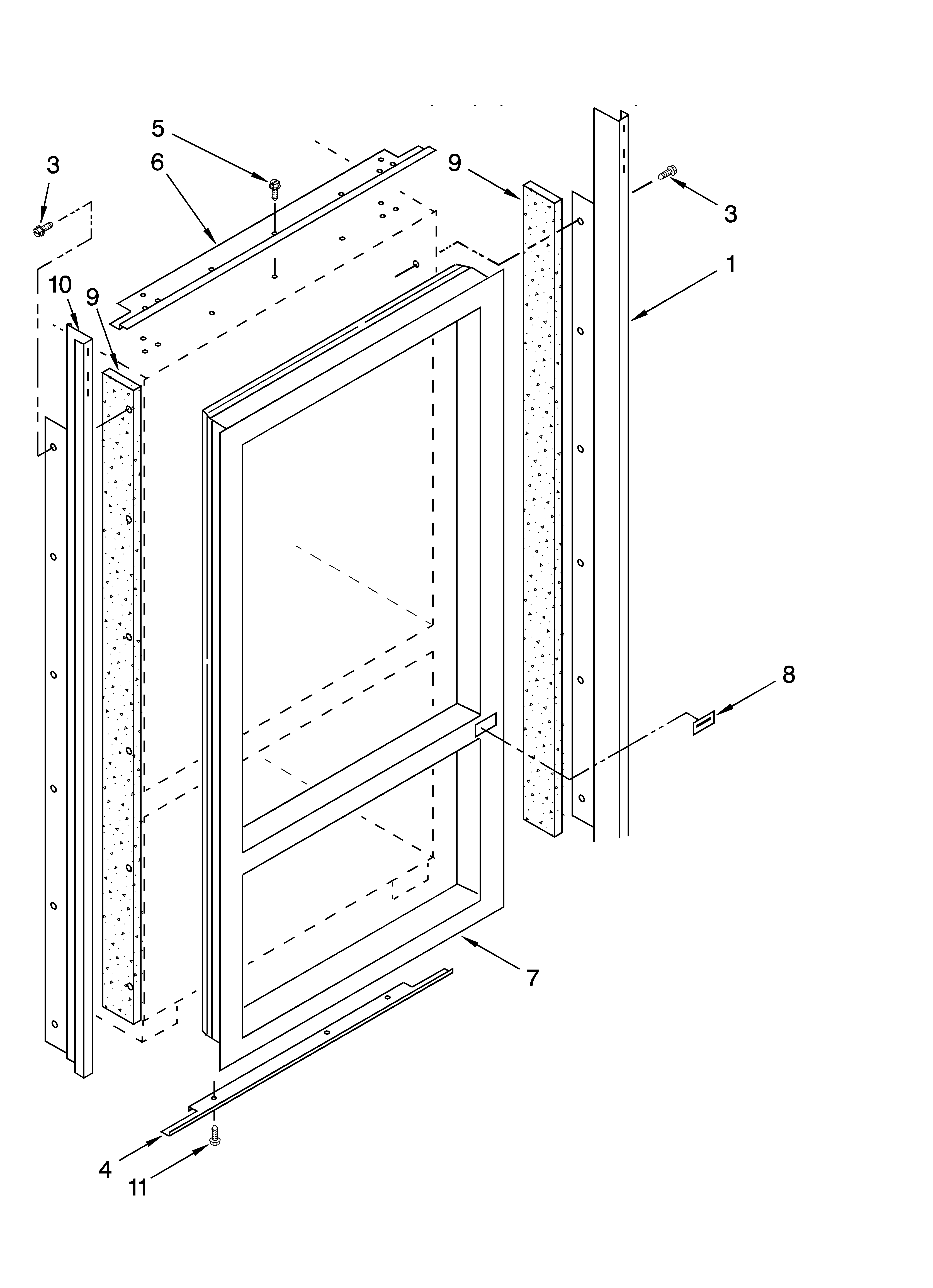 Cabinet and breaker trim parts