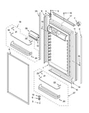 Refrigerator door parts