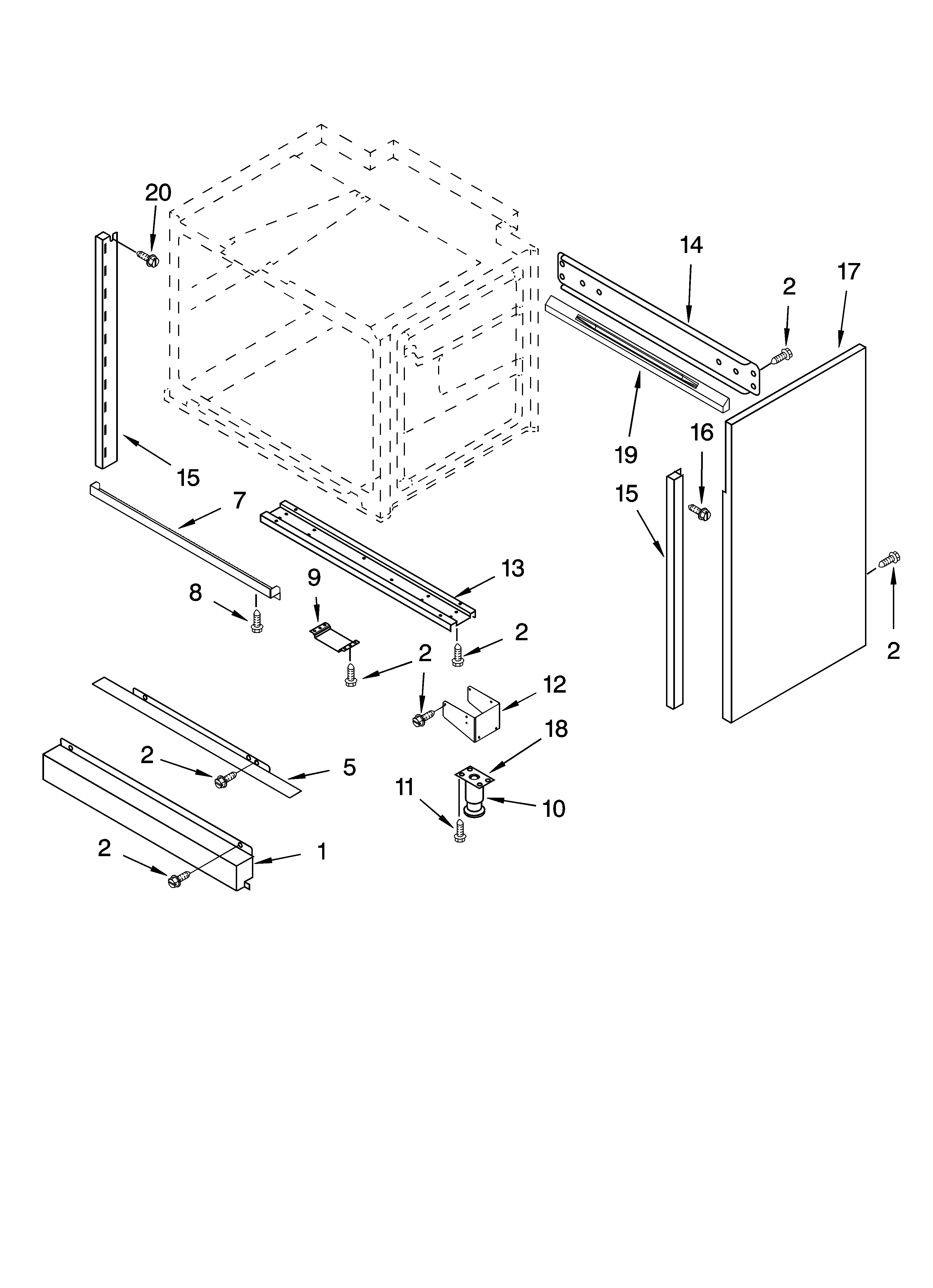 Chassis parts, optional parts