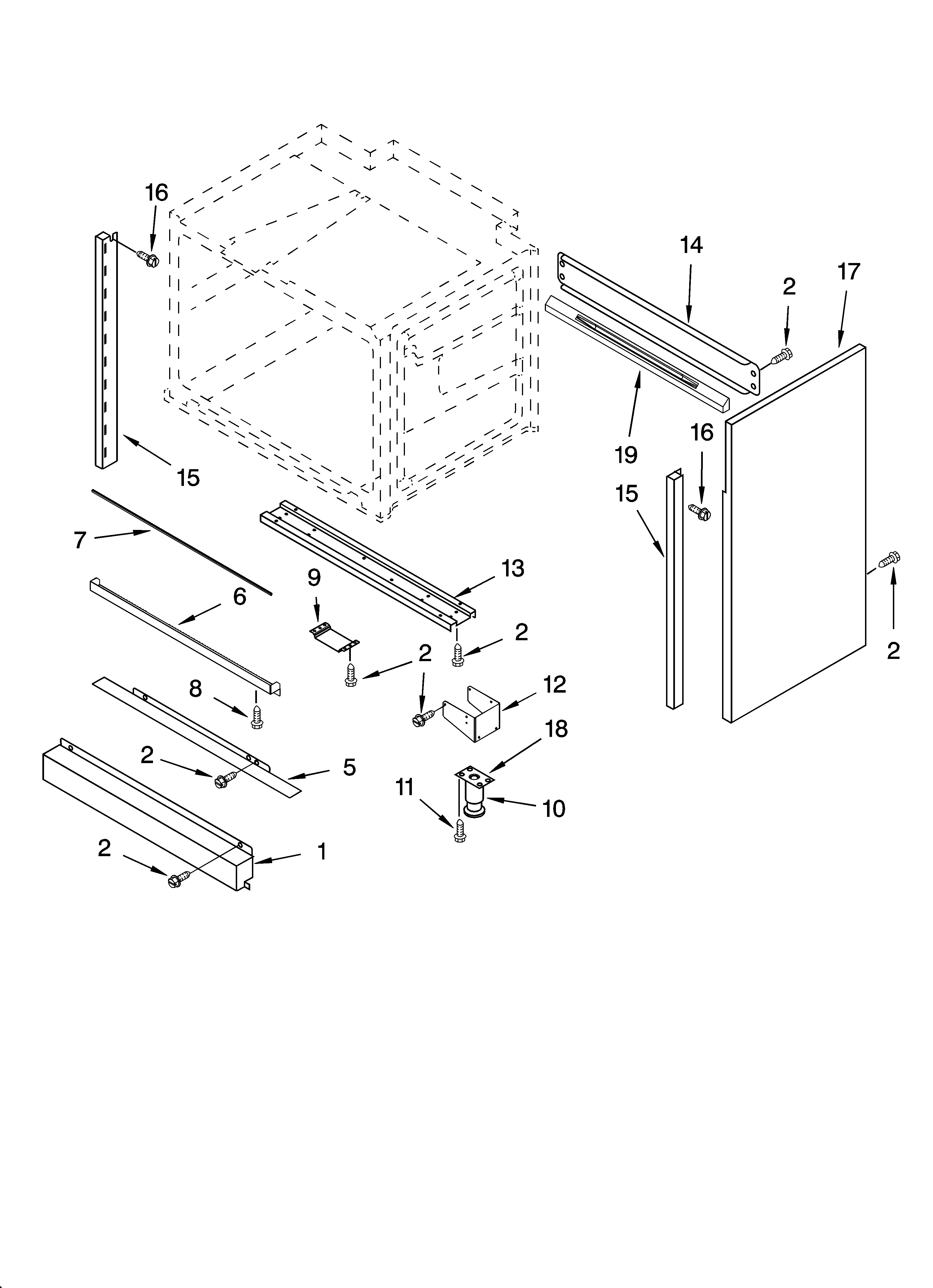 Chassis parts, optional parts