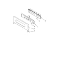 KitchenAid KEBC171KBL06 control panel parts diagram