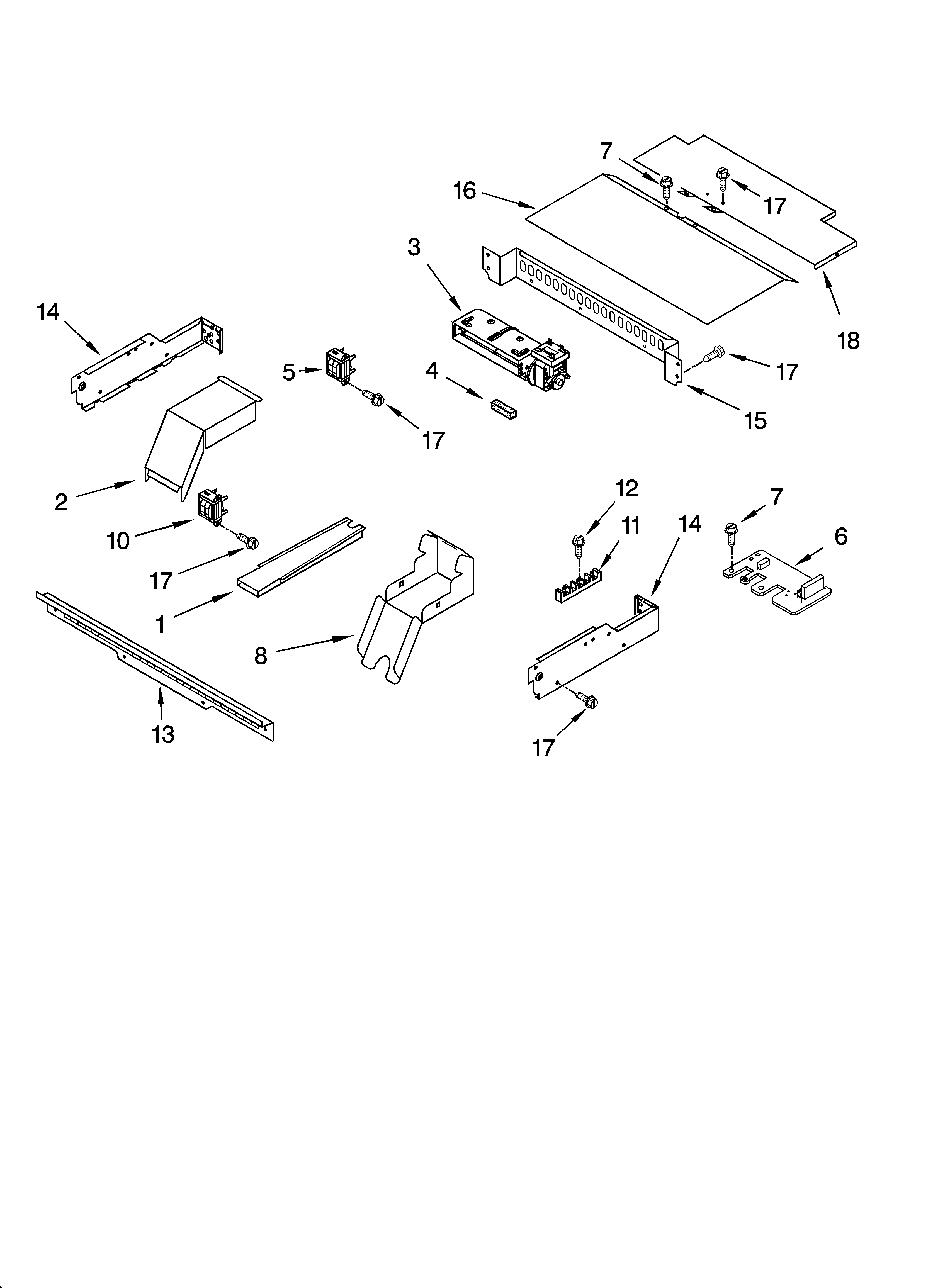 Top venting parts, optional parts