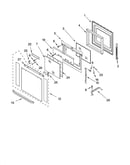 Oven door parts