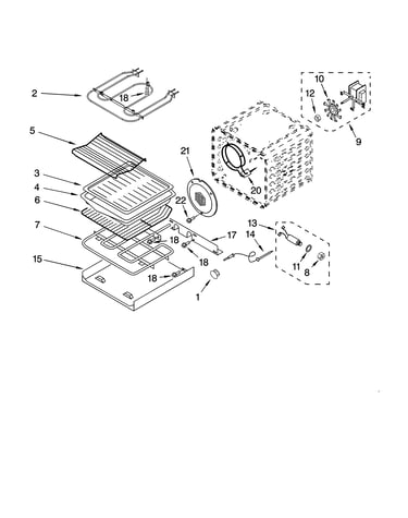 Internal oven parts