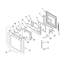 Oven door parts