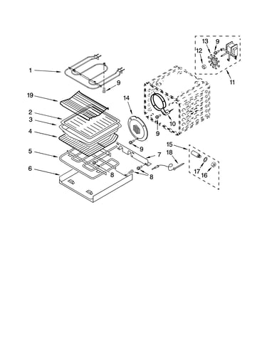 Internal oven parts