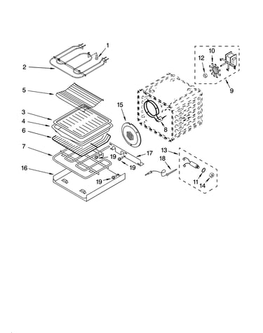 Internal oven parts