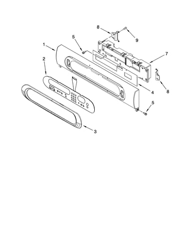 Control panel parts