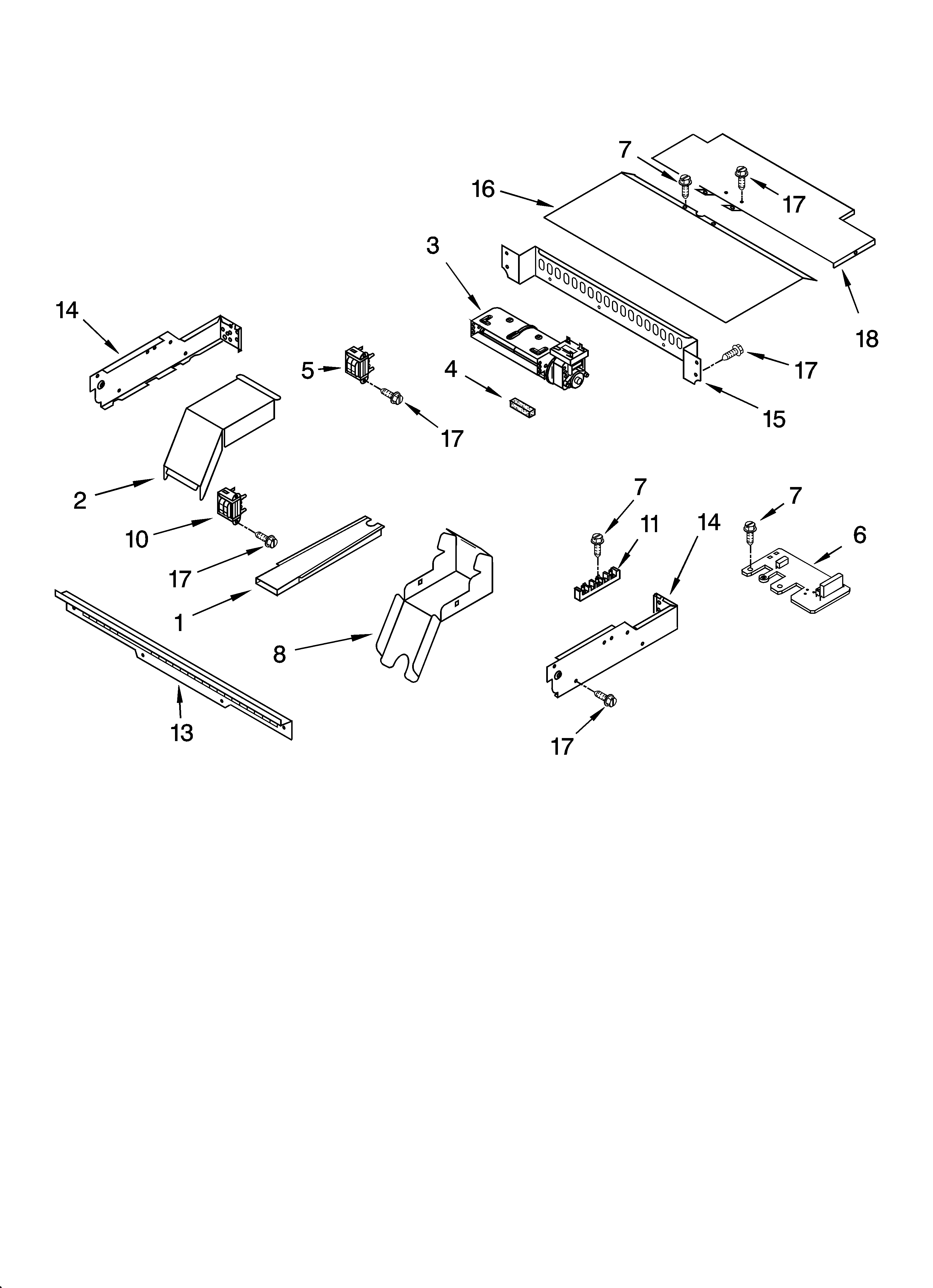Top venting parts, optional parts