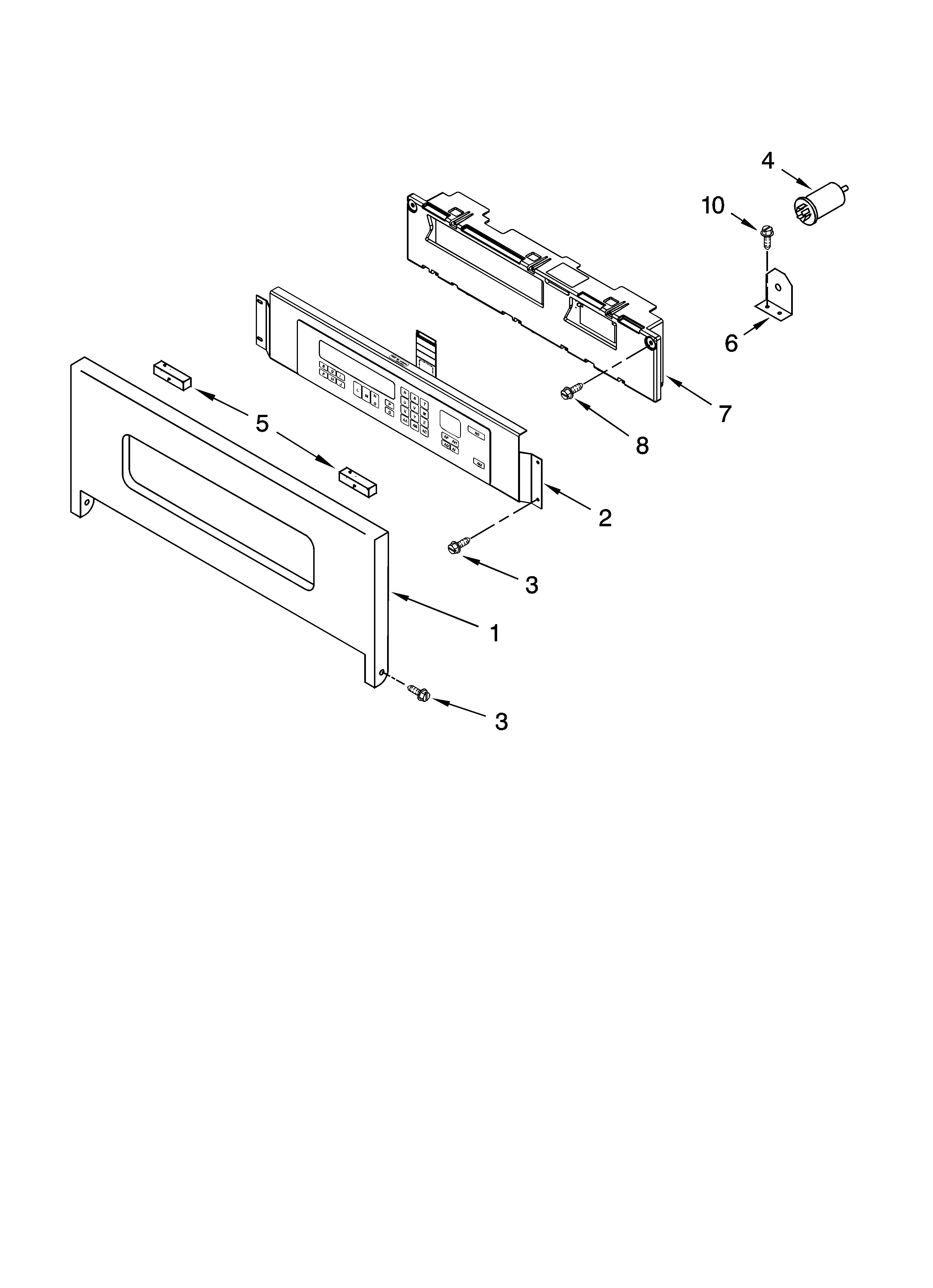 Control panel parts