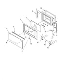 Microwave door parts, optional parts