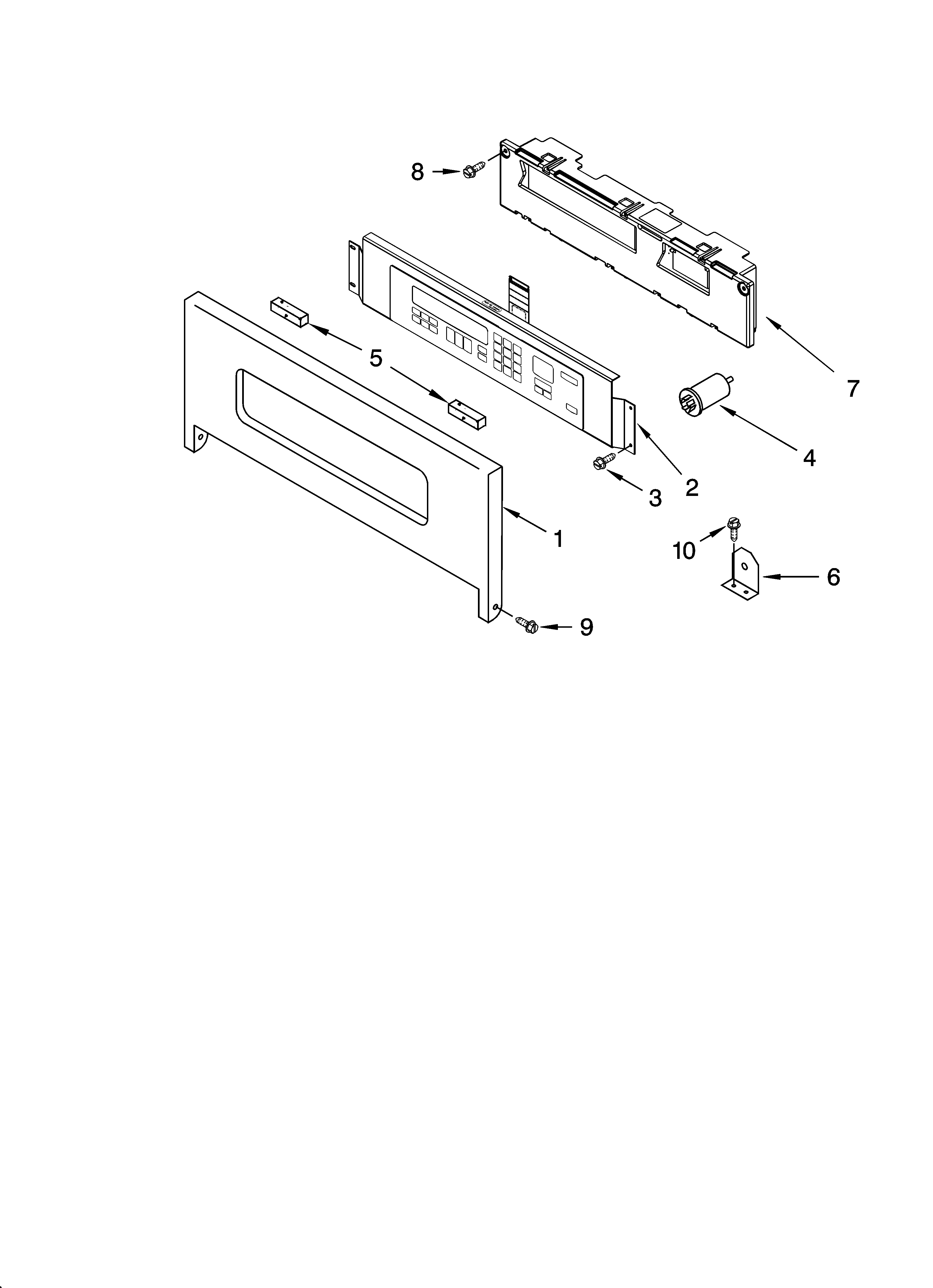 Control panel parts