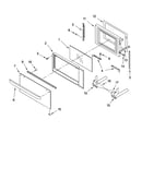 Microwave door parts, optional parts