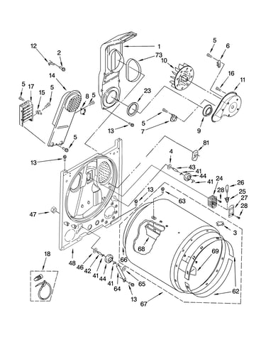 Bulkhead parts, optional parts (not included)