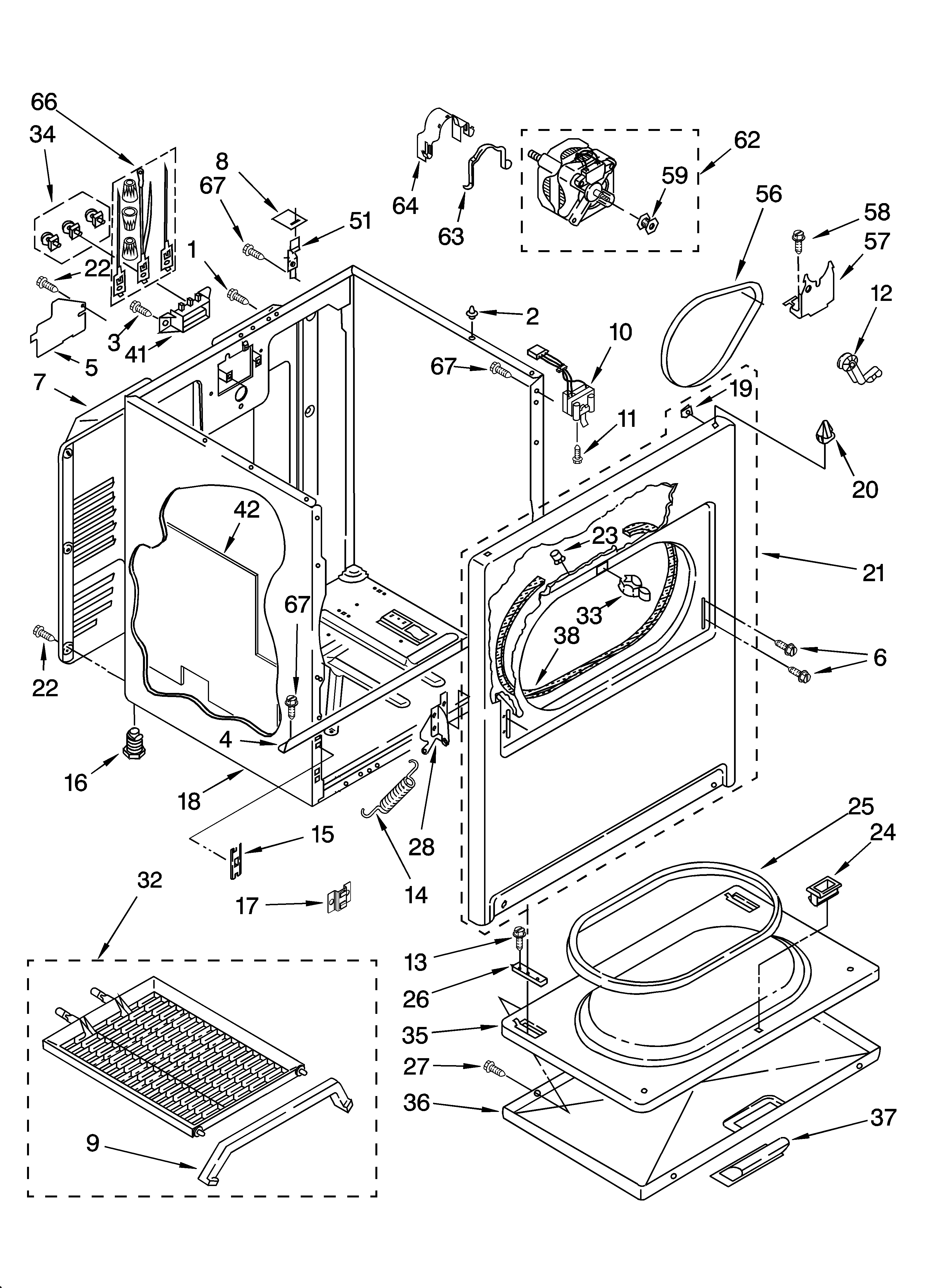 Cabinet parts