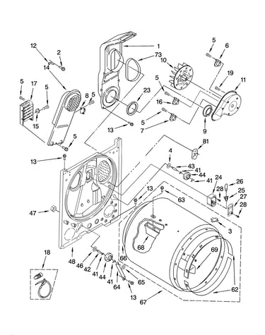 Bulkhead parts, optional parts (not included)
