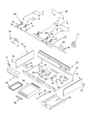 Burner box, gas valves, and switches, optional parts