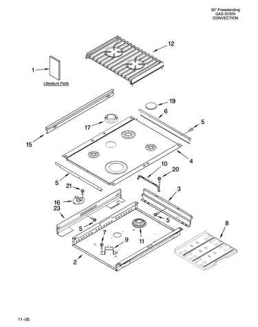 Cooktop parts