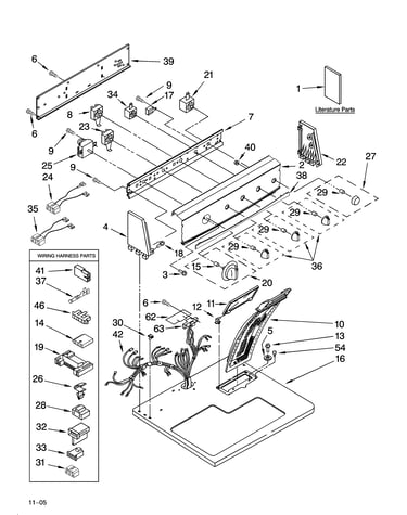 Top and console parts