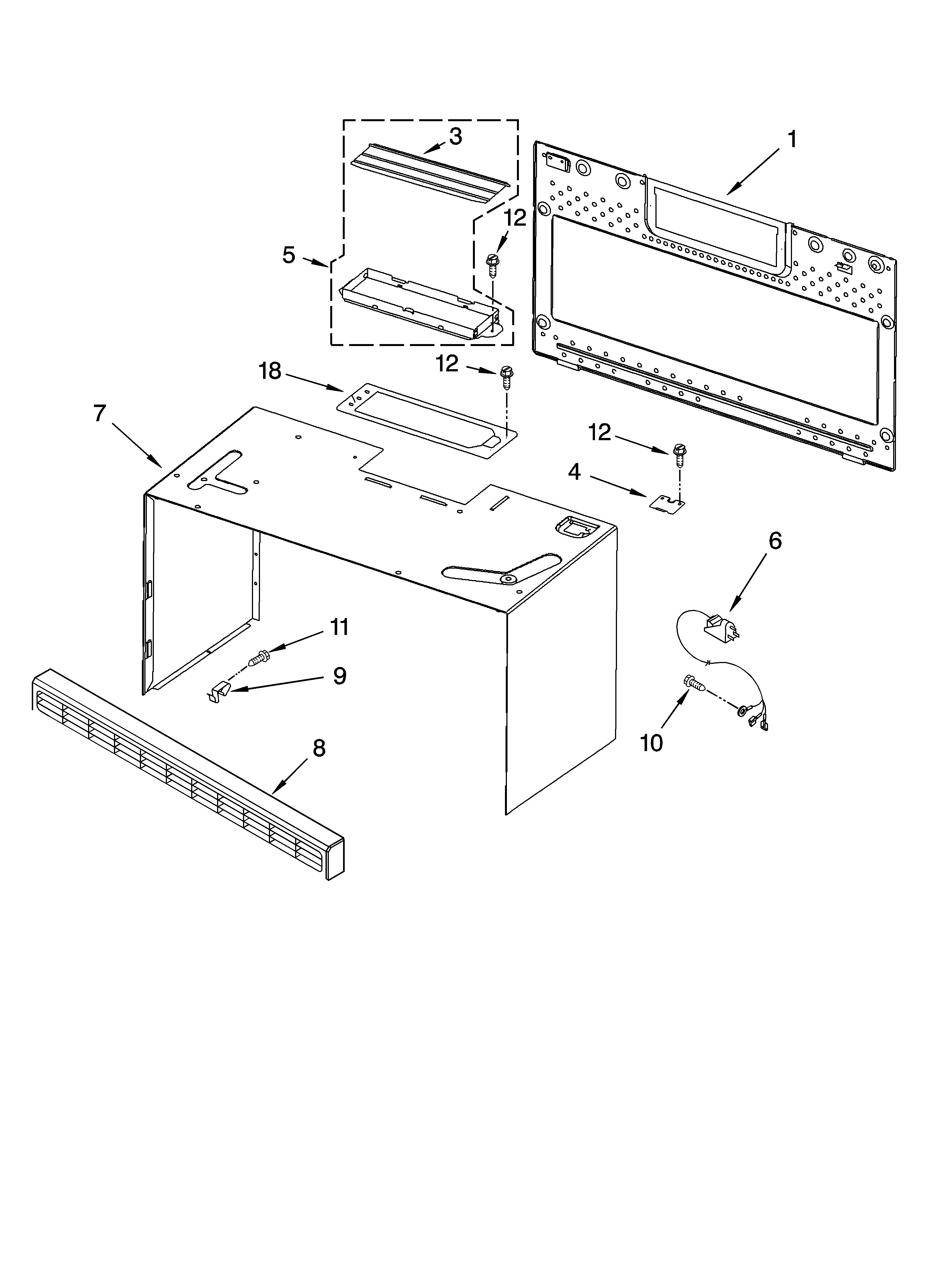 CABINET AND INSTALLATION PARTS
