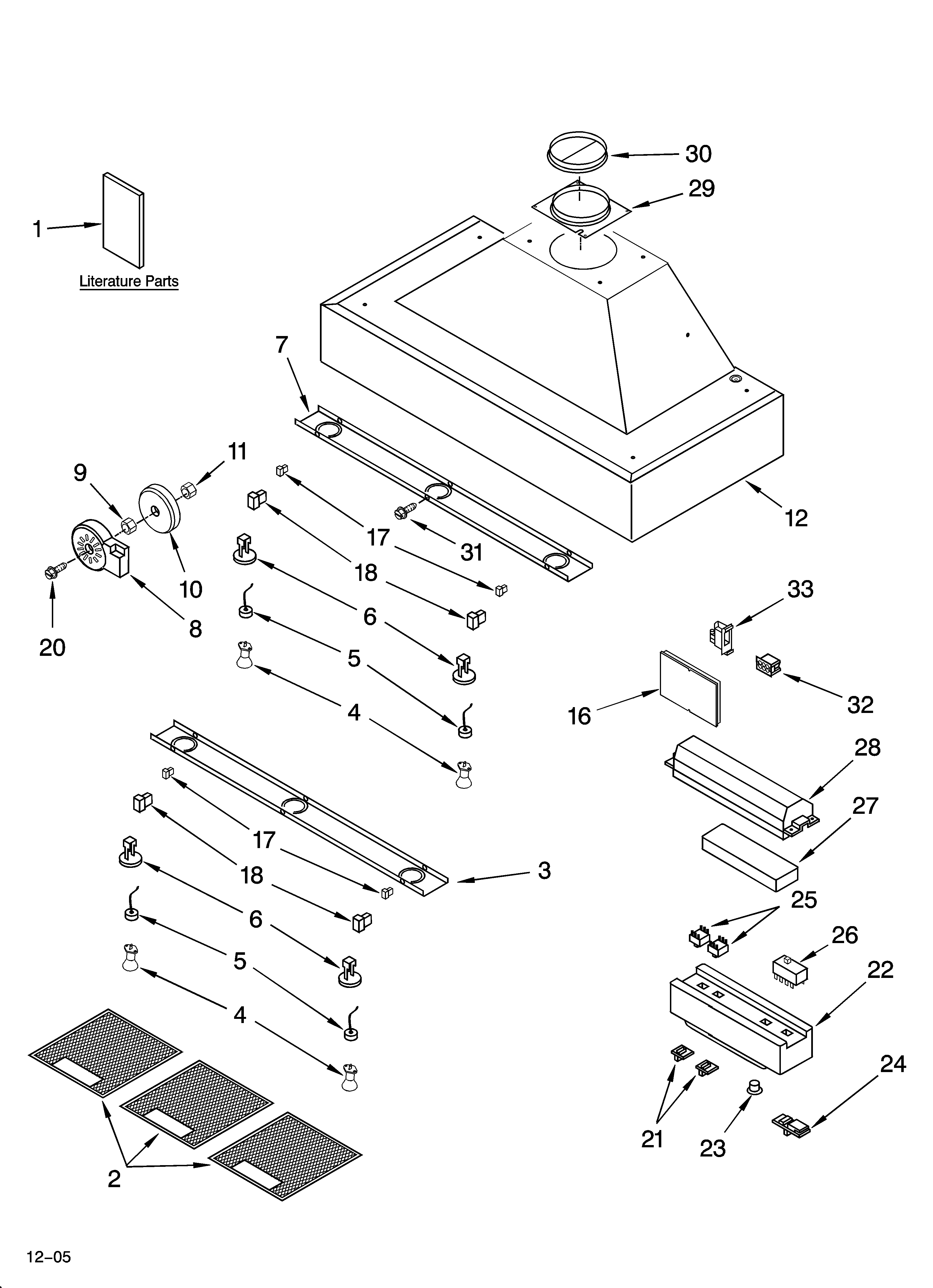 HOOD PARTS