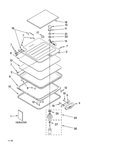 Lid and latch parts