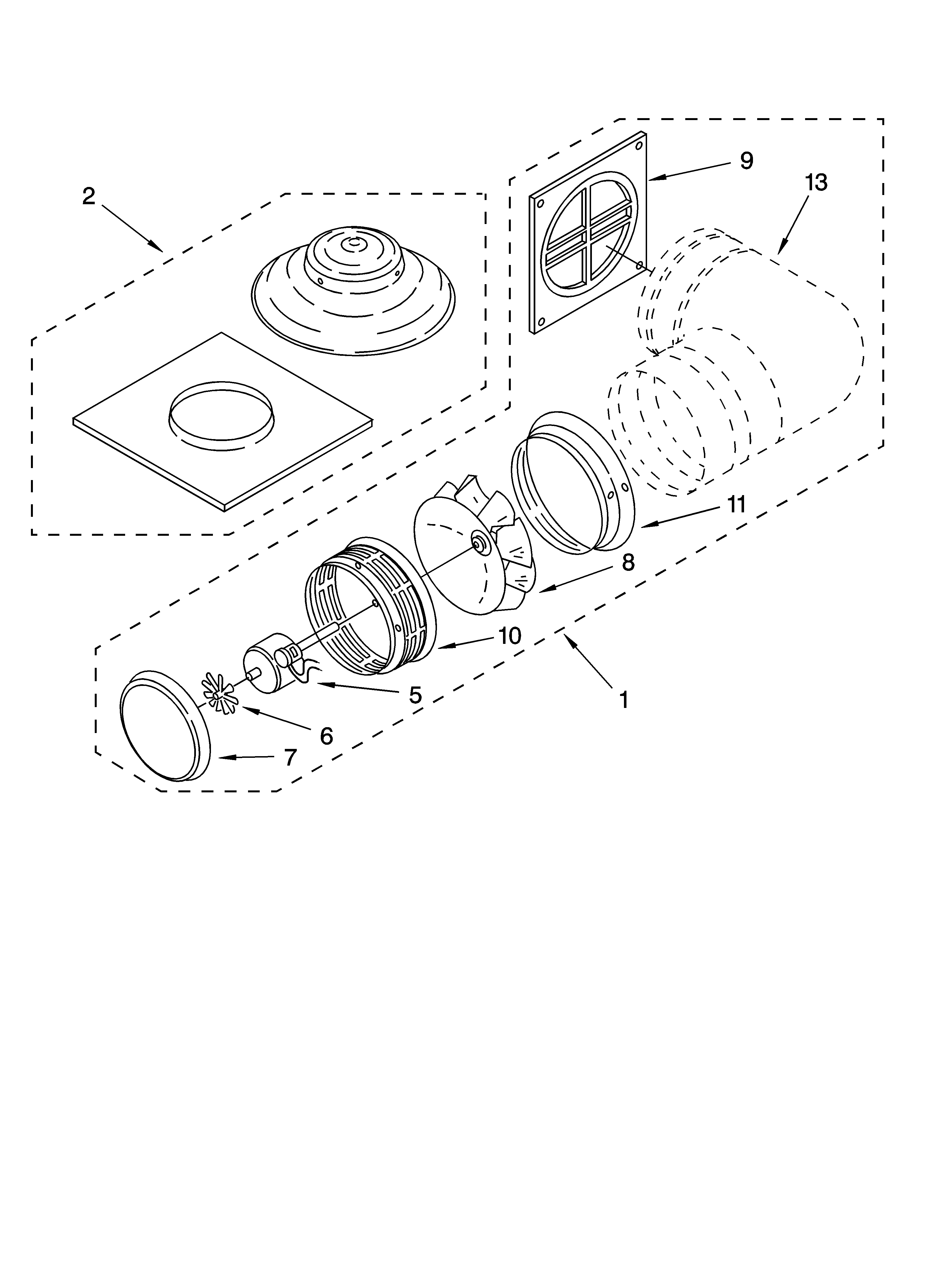 Exterior ventilation parts