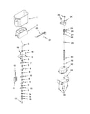 Motor and ice container parts