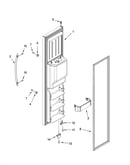 Freezer door parts