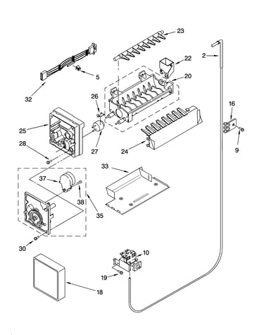 Icemaker parts, optional parts