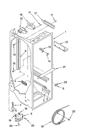Refrigerator liner parts
