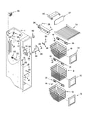 Freezer liner parts