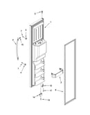 Freezer door parts