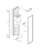 Freezer door parts
