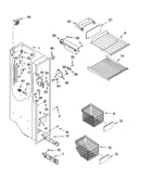 Freezer liner parts