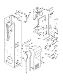 Freezer liner and air flow parts