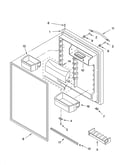 Refrigerator door parts