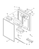 Refrigerator door parts