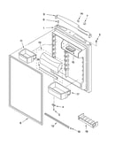 Refrigerator door parts