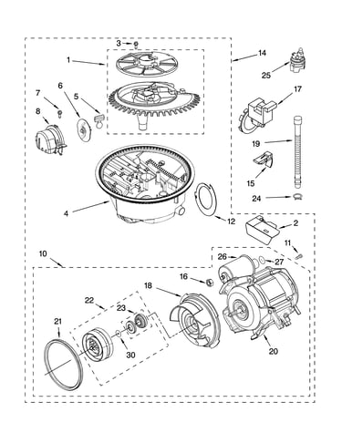 Pump and motor parts