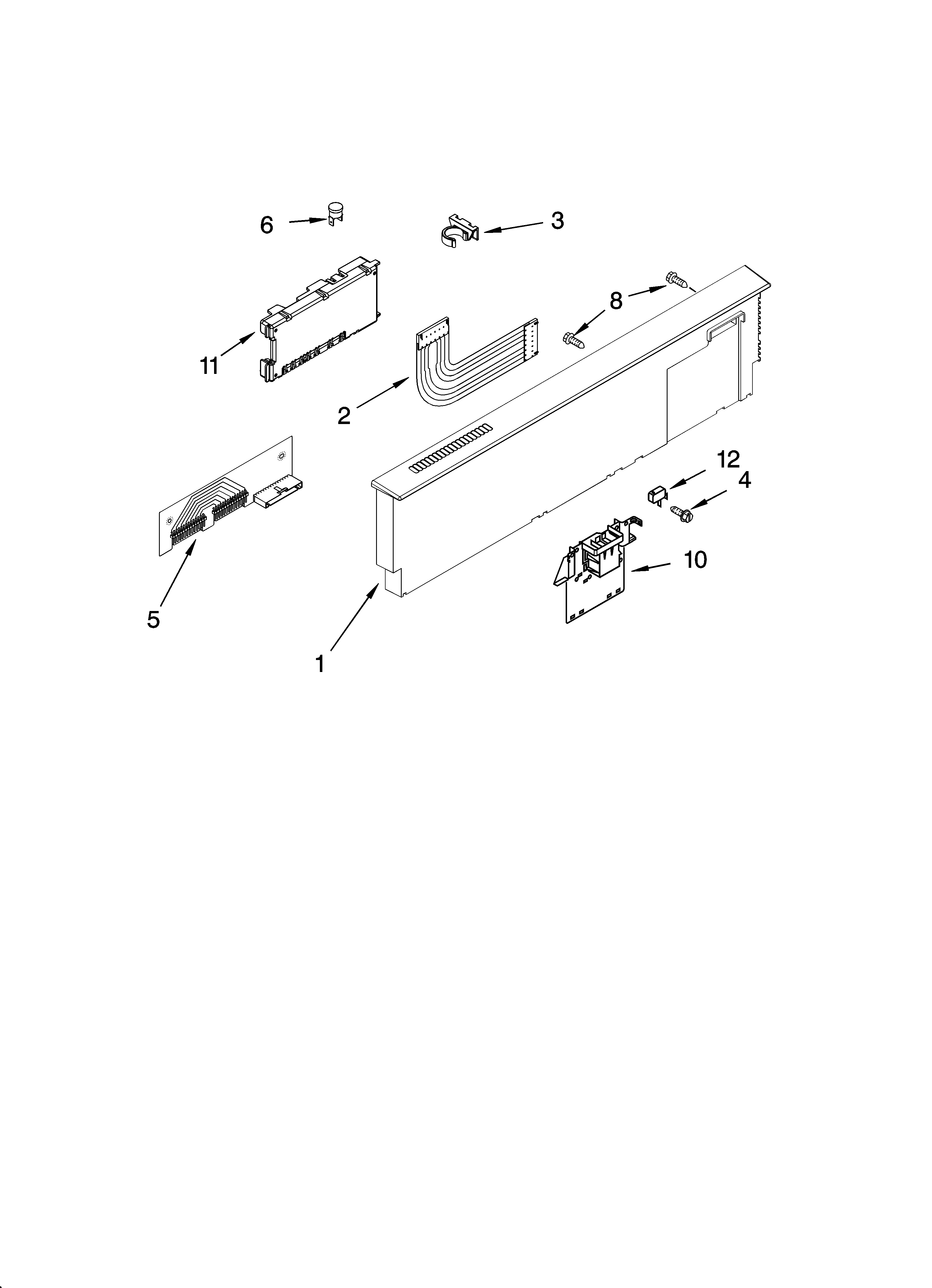 Control panel parts