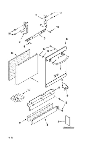 Door and panel parts