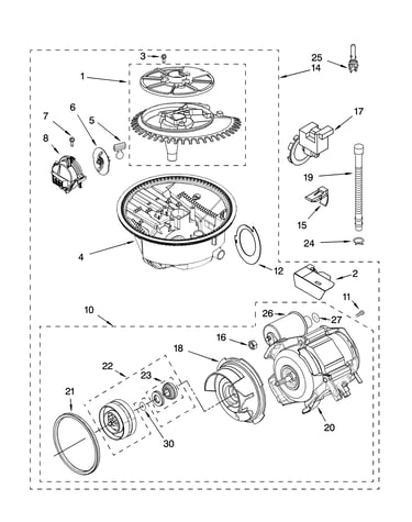 Pump and motor parts