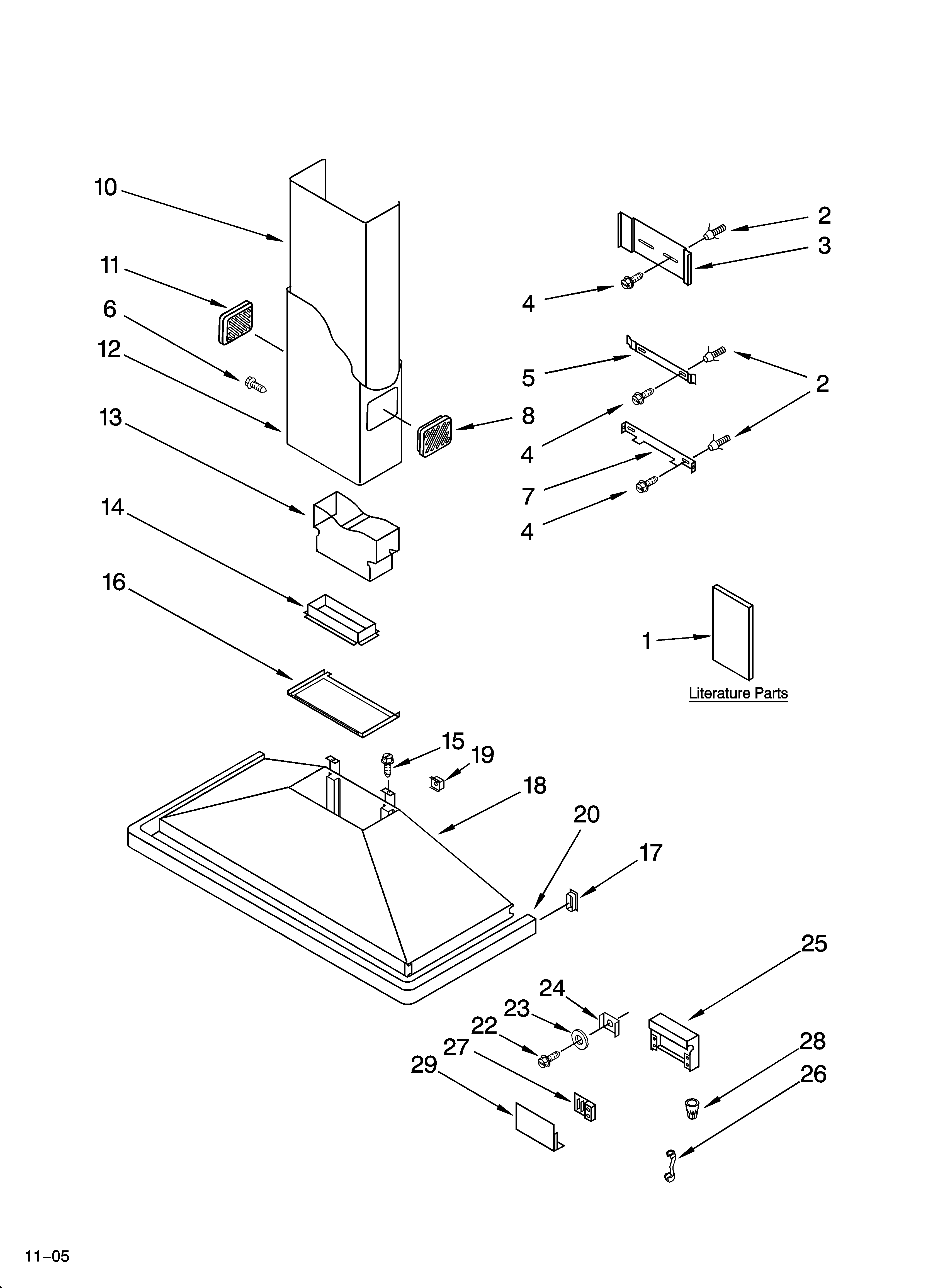 HOOD PARTS