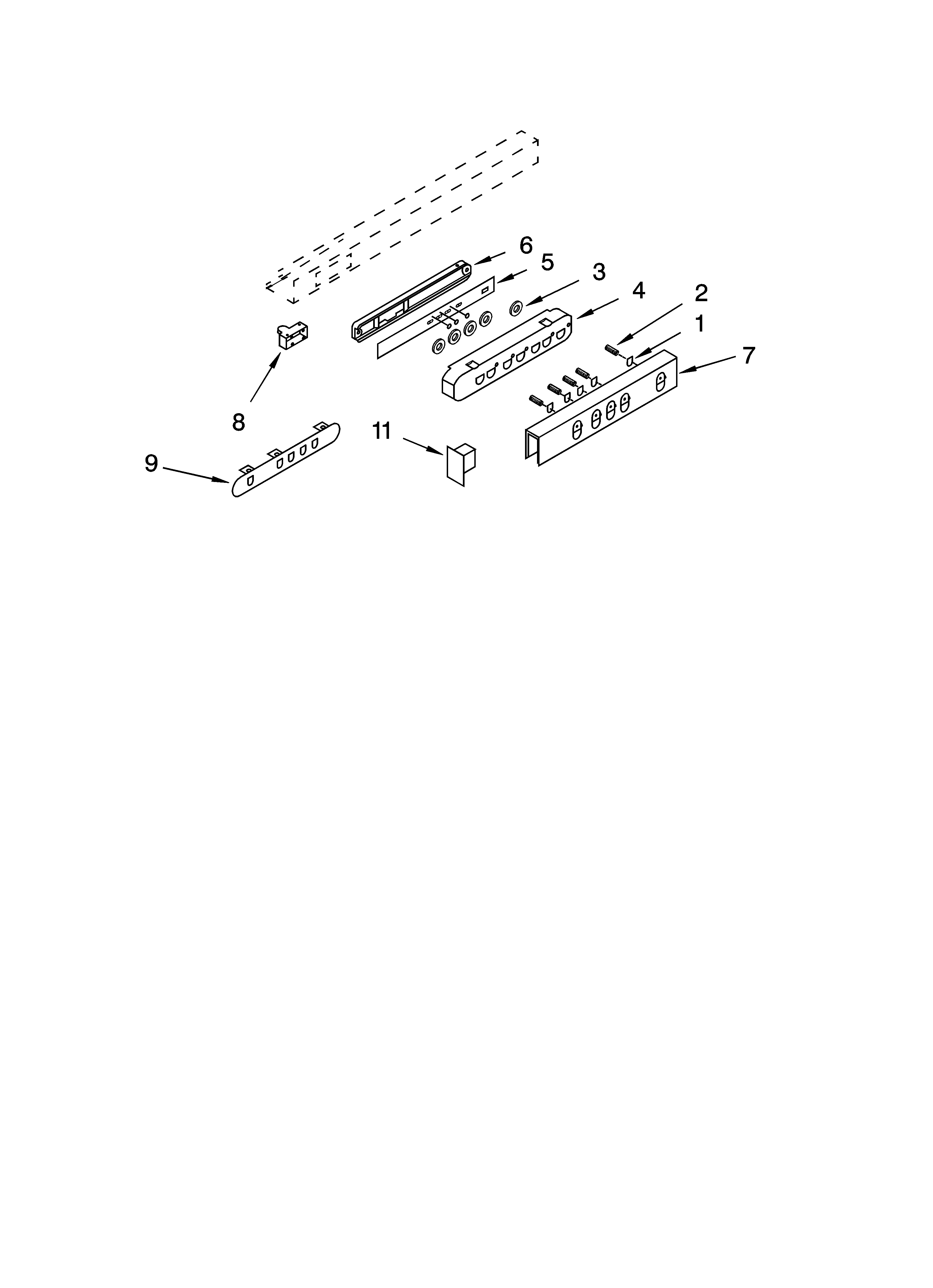 Control panel parts