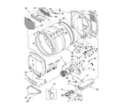 Whirlpool LEQ8611PW2 bulkhead parts, optional parts (not included) diagram