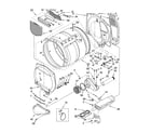 Whirlpool LEQ8621PW2 bulkhead parts, optional parts (not included) diagram